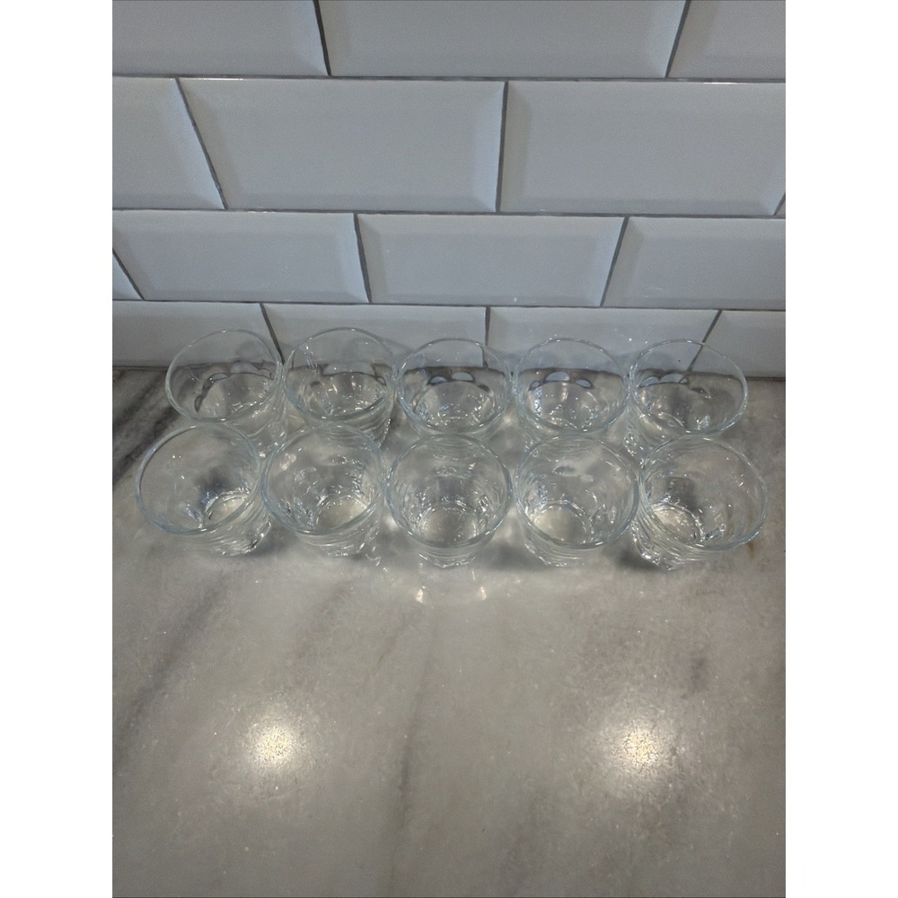 Set Of 10 Libbey DuraTuff Gibraltar Clear Juice Glasses 4.5 Oz - Picture 6 of 8